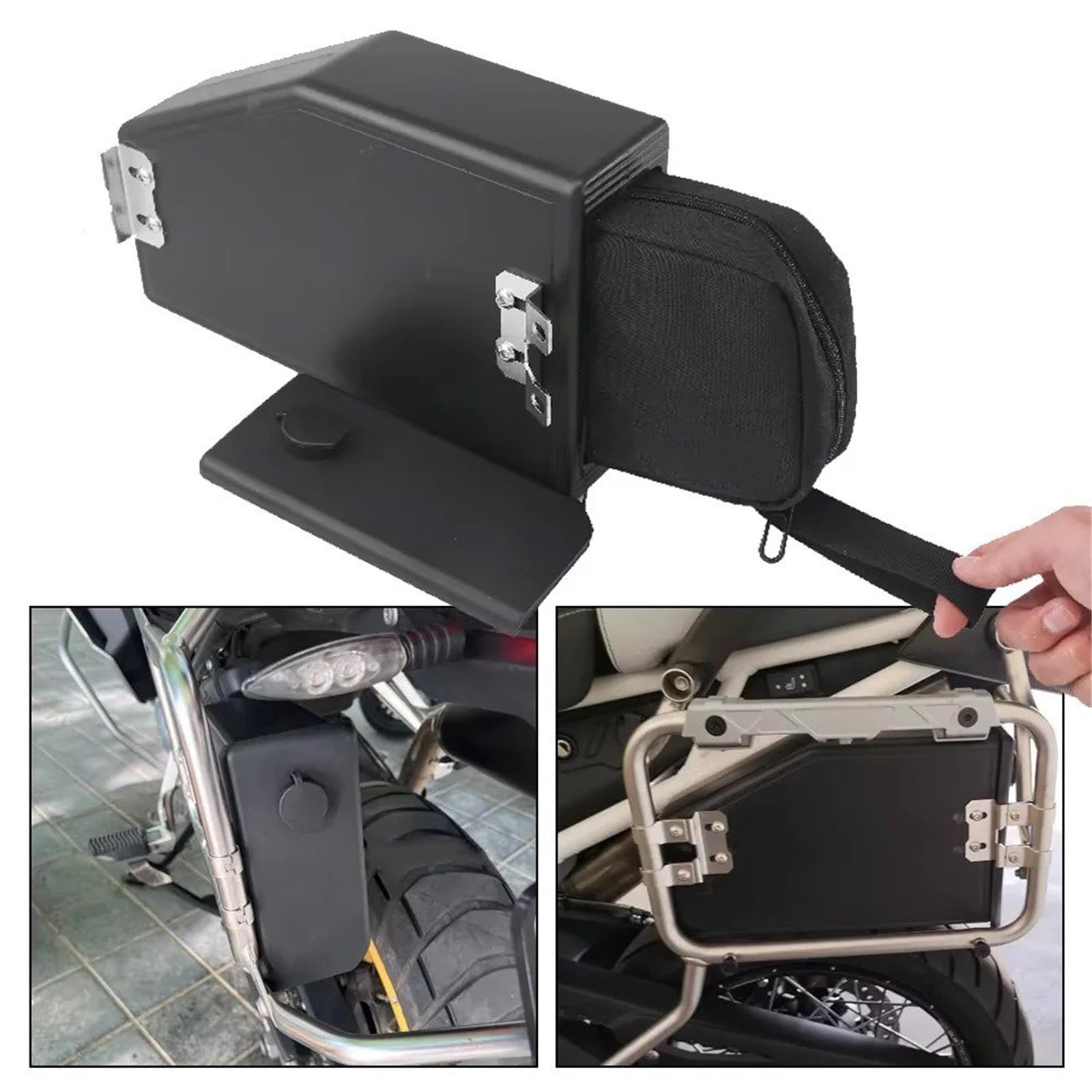 Moto Borse Porta Attrezzi Per Benelli Per Trk 502x 552X 702X Cassetta Degli Attrezzi Per Motocicletta Cassetta Degli Attrezzi In Plastica Borse Portaoggetti(Only Toolbox)