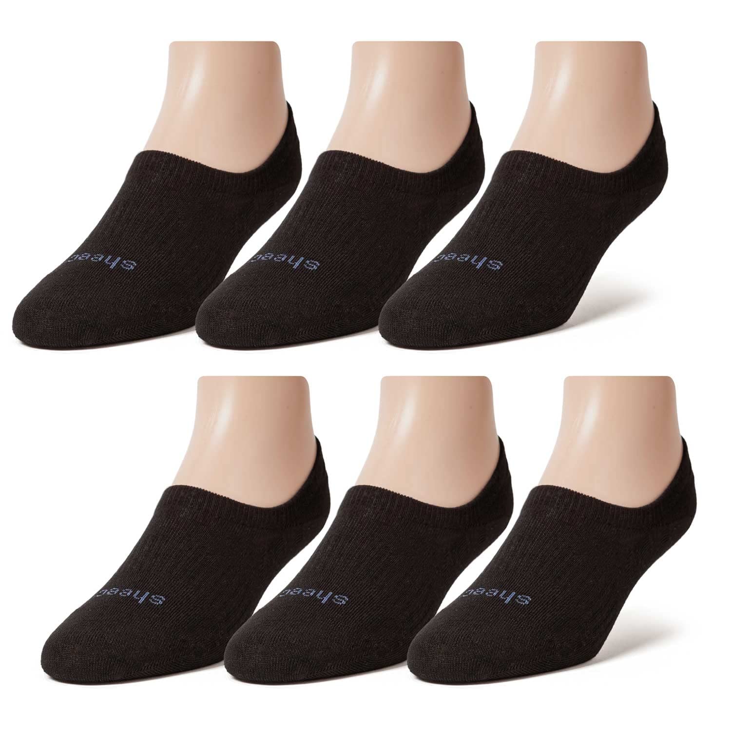 SHEEC Women’s No Show Active Socks – Thin Breathable Durable Liners, Non Slip Snug Fit for Sneakers Boat Shoes, 3 or 6 Pairs