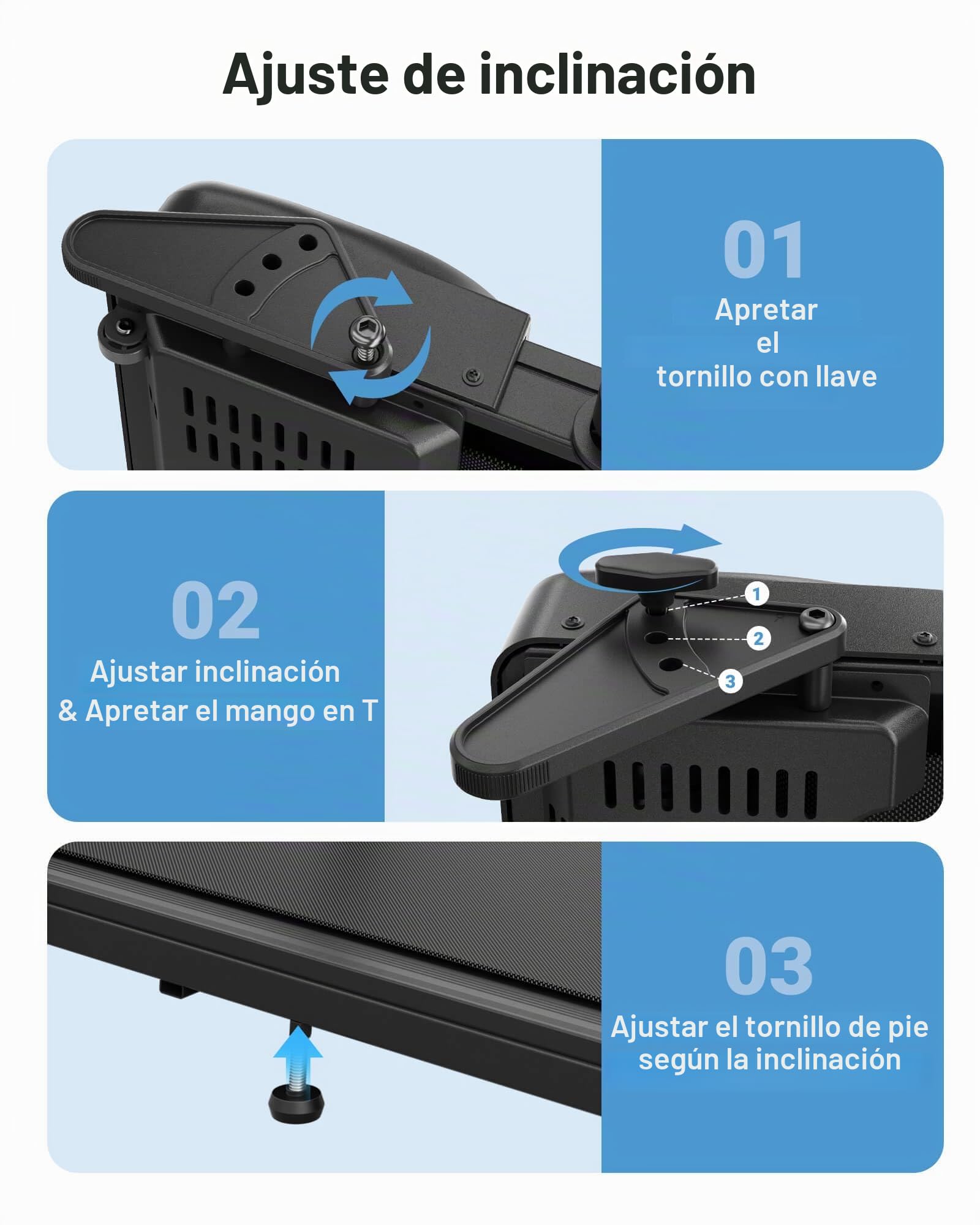 THERUN Cinta de Correr Plegable, Walking Pad Silencioso hasta 10 km/h, con Barra de Apoyo y Pantalla LED, Doble Amortiguación, Sin Montaje - para Escritorio, Hogar y Oficina