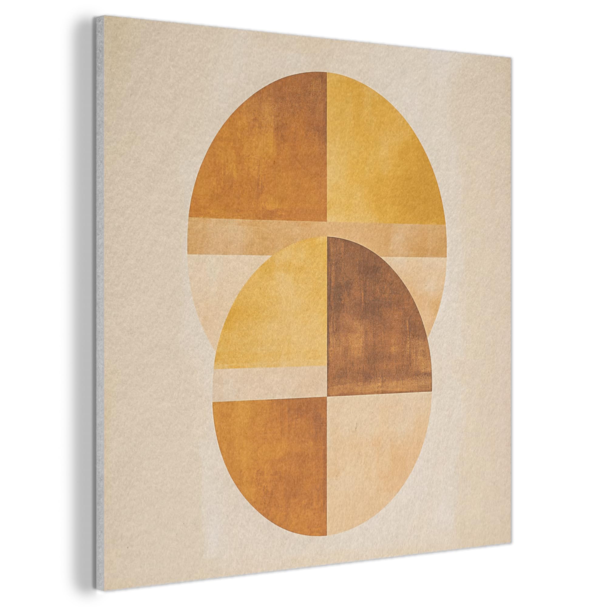 MuchoWow© Felt Panel 50x50 cm House Touch for Living Space Modern Visuals Decoration Wall Art