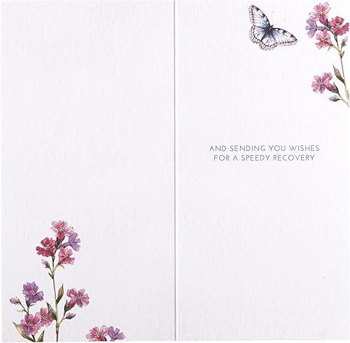 Miniatura 5 de NIQUEA.D Tarjeta Get Well Soon, Mariposas Detalladas Monarca (NGW-0012)