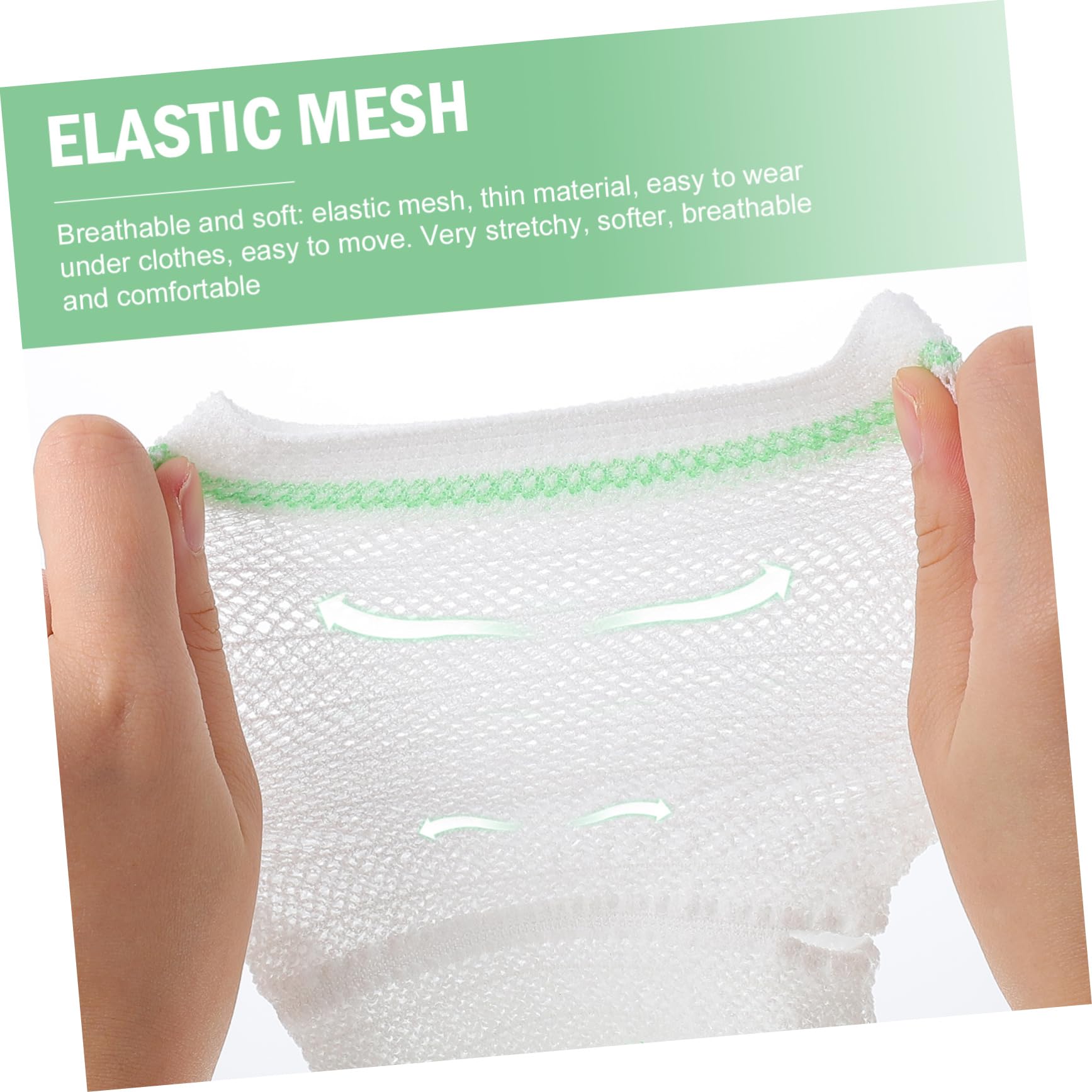 IWOWHERO Soft Cotton Protective Sleeve Arm Mesh Nursing Sleeve Elastic Breathable