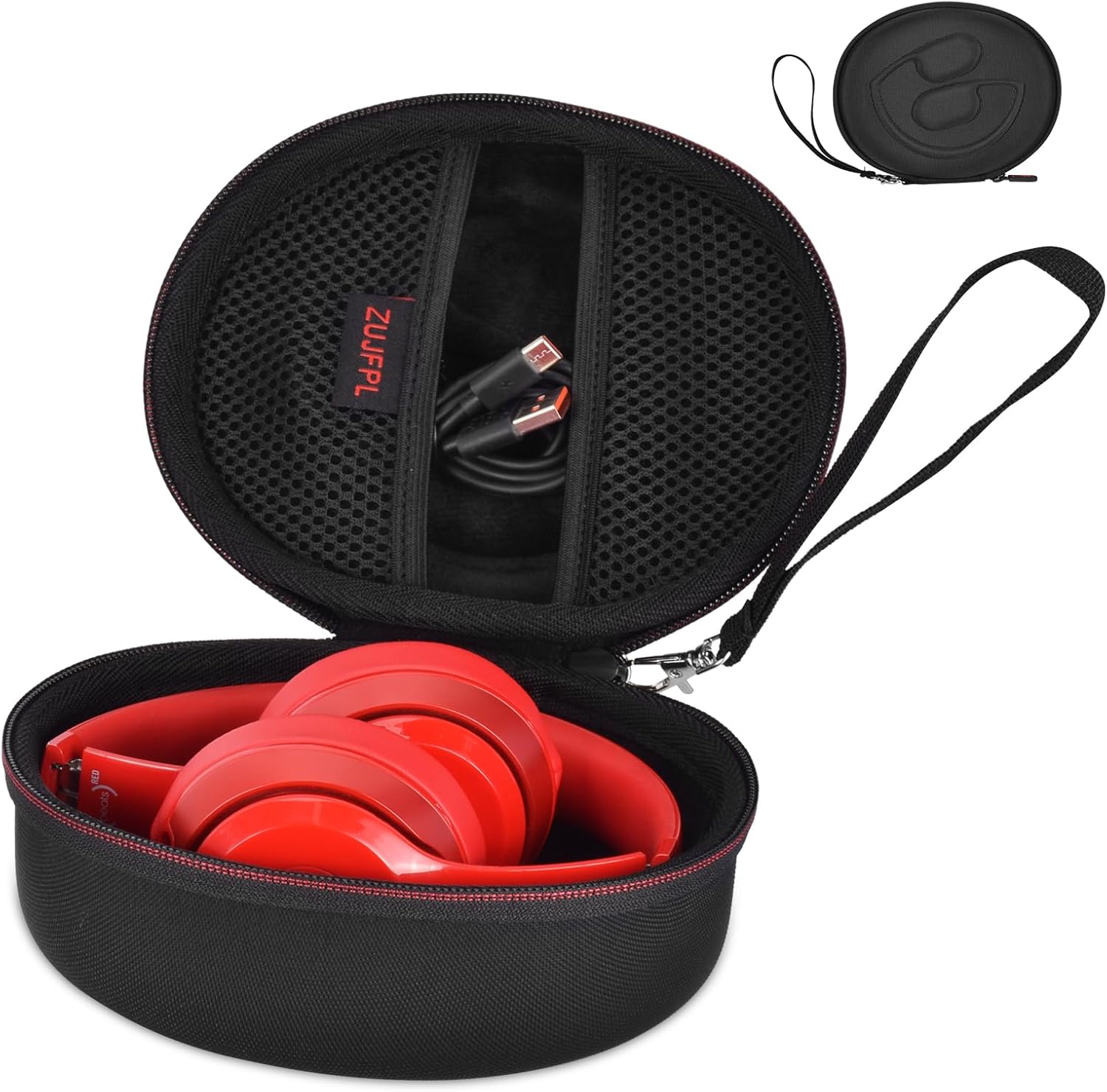 EVA Hard Case for Beats Solo3/Solo2/ Solo 4 Wireless On-Ear Headphones,Premium Travel Protective Carrying Storage Bag(Black) EVA Hard Case for Beats Solo3/Solo2/ Solo 4 Wireless On-Ear Headphones,Premium Travel Protective Carrying Storage Bag(Black)