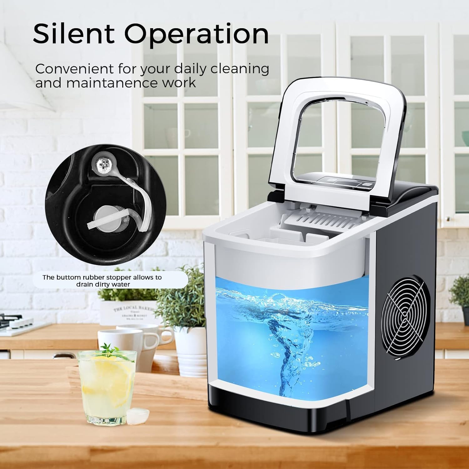 【未使用品】 家庭用小型製氷機 Fooing A202306 ホワイト Amazon.co.jp: FOOING カウンタートップ製氷機 ポータブル製氷機 33