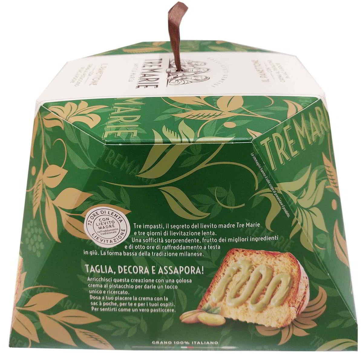 Italian Gourmet Panettone crema pistacchio Weihnachtskuchen 4 x 950g