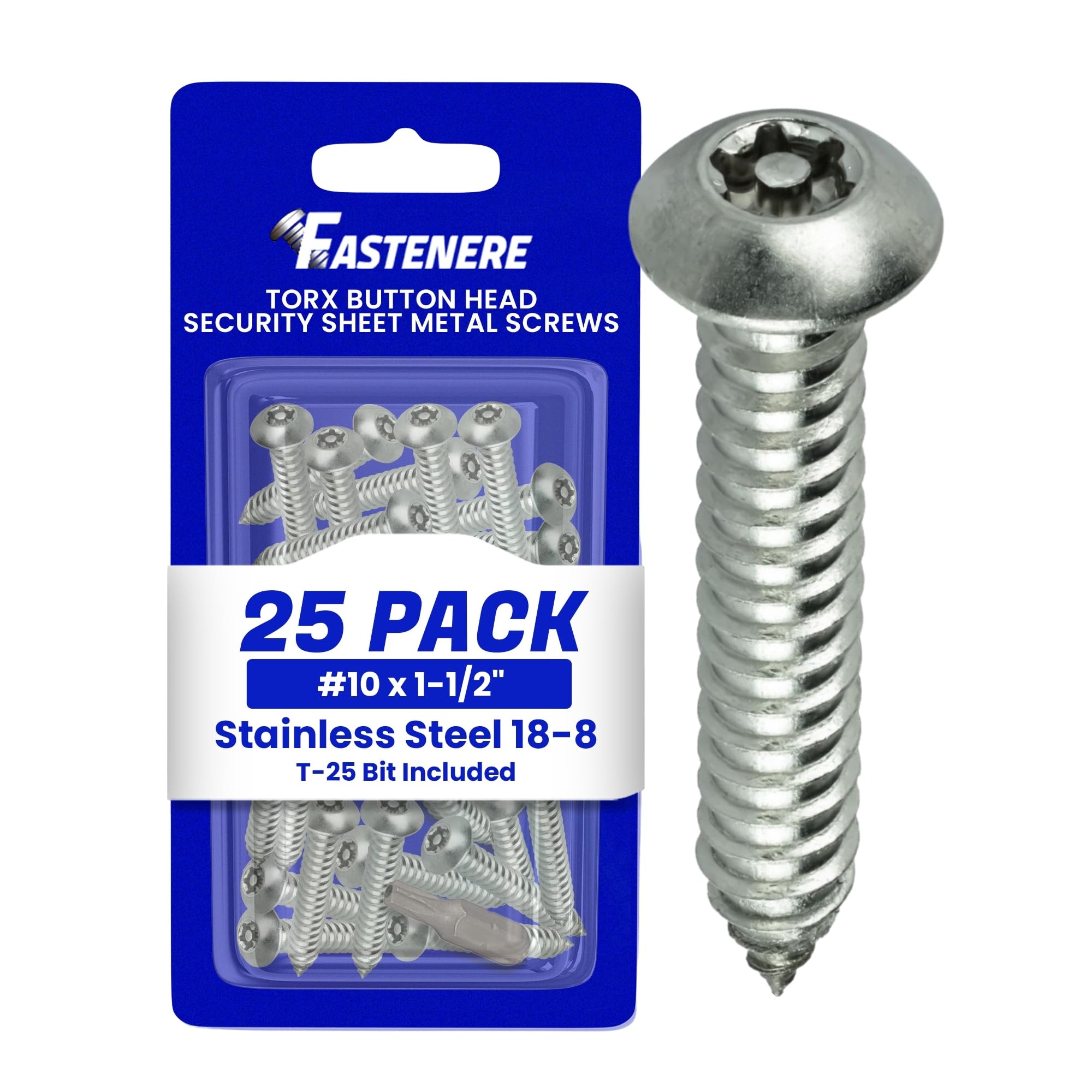 Tamper-Resistant Security Screws - Stainless Steel -1
