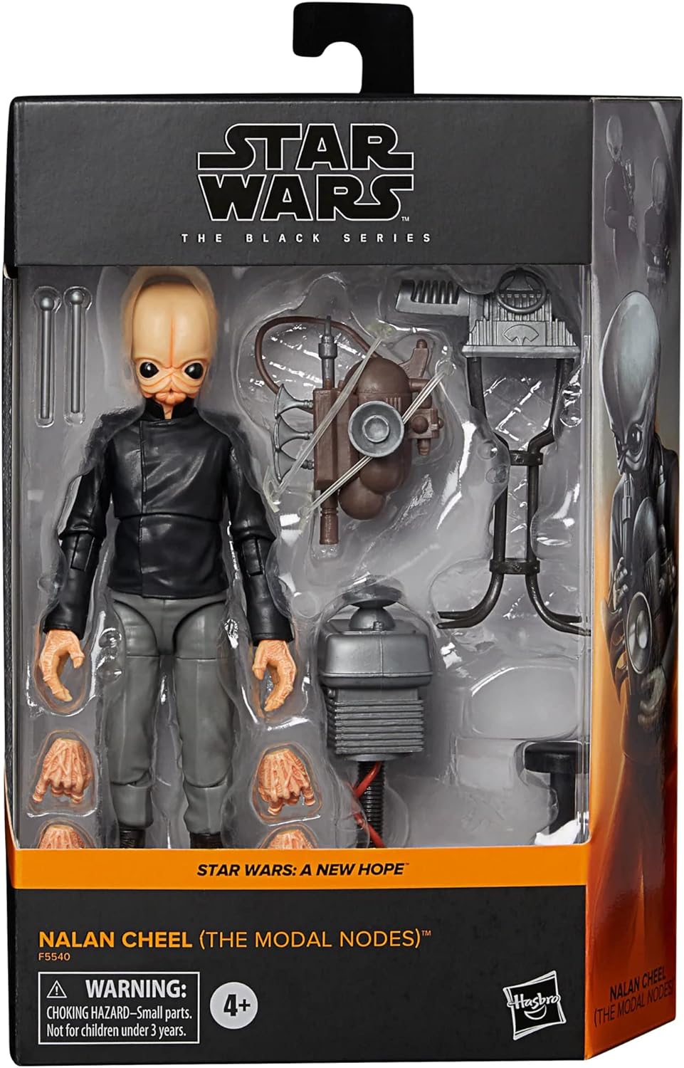 Star Wars, Una nueva esperanza, la serie negra, Nalan Cheel (Los nodos modales) Figura de acción F5540 de Hasbro