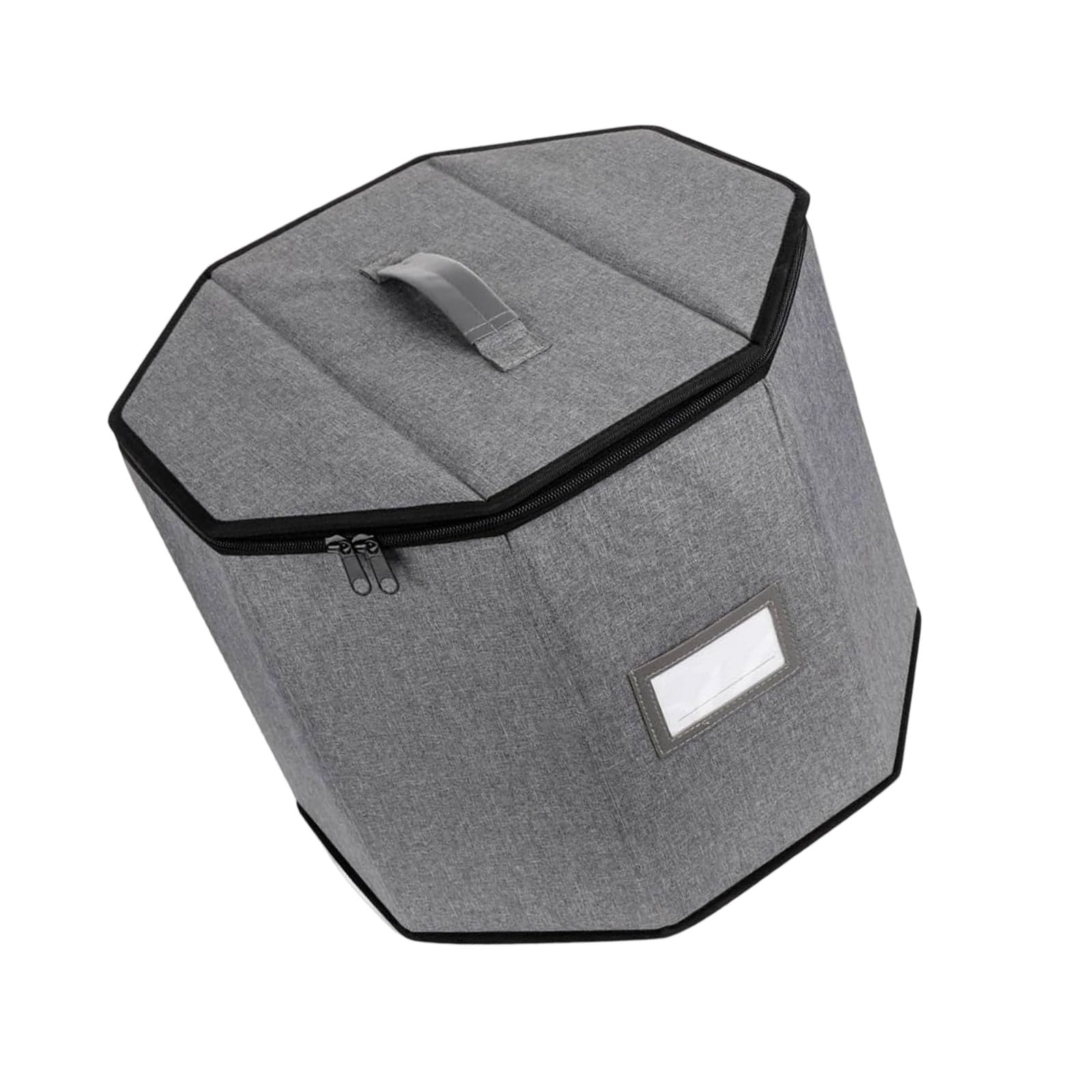 Tsophreniq Portable Hairpiece Storage Divider Hexagon Shaped Foldable Bag Durability Component for Home and Travel Six-sided Polyester