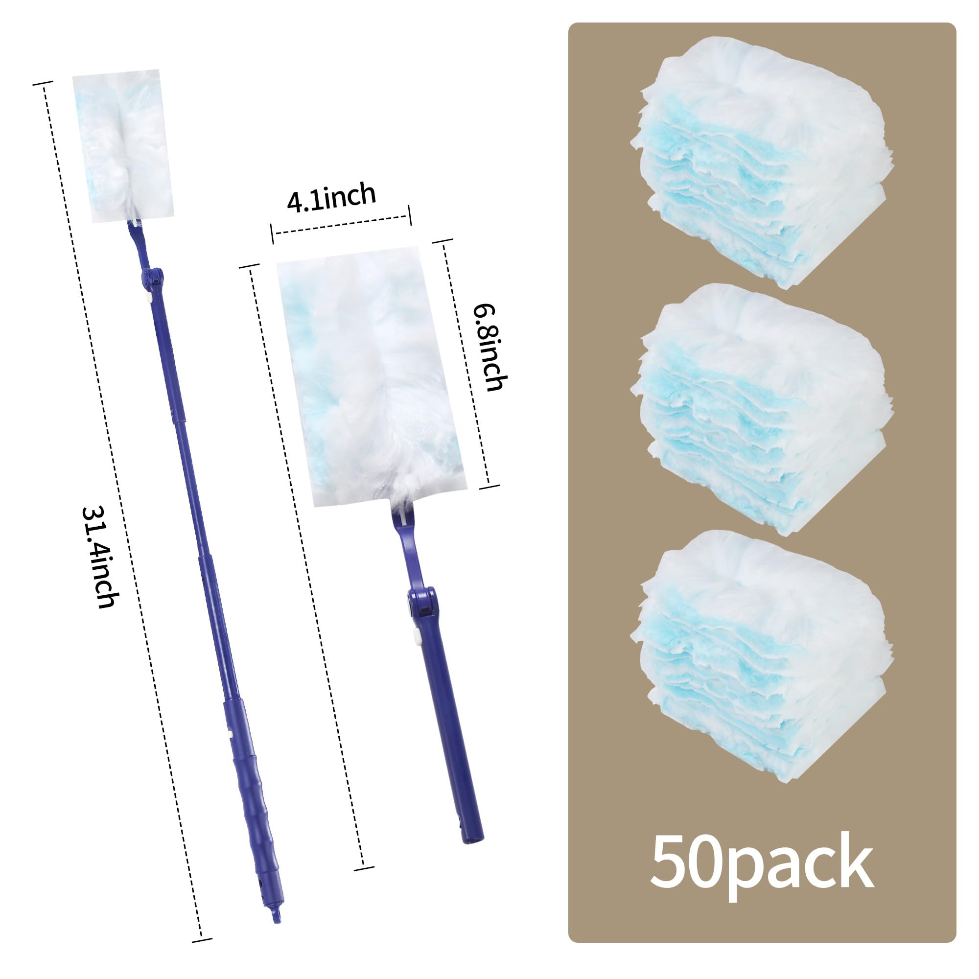 Ensemble De Recharge De 60 Pièces Pour Swiffer Staubmagnet