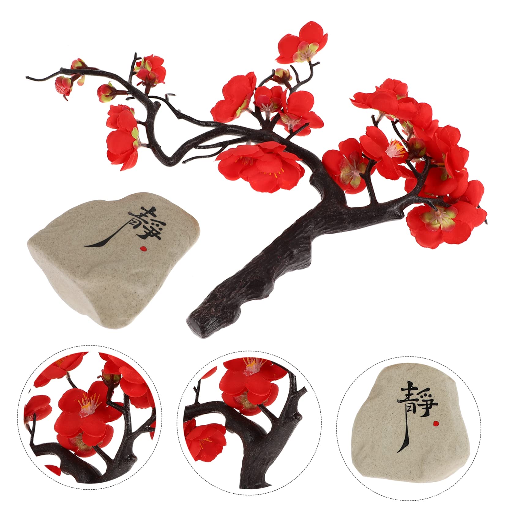 Amazon｜MUSISALY 冬スイート人工梅の花 セラミック樹脂製