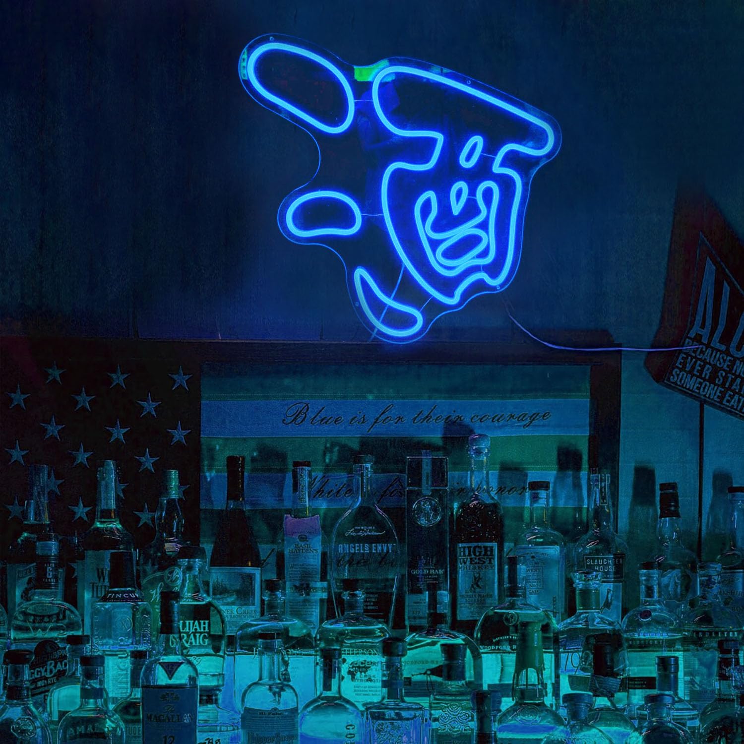 オーダーメイド ネオンサイン TIKI BAR 看板 ネオン管 BAR ガレージ