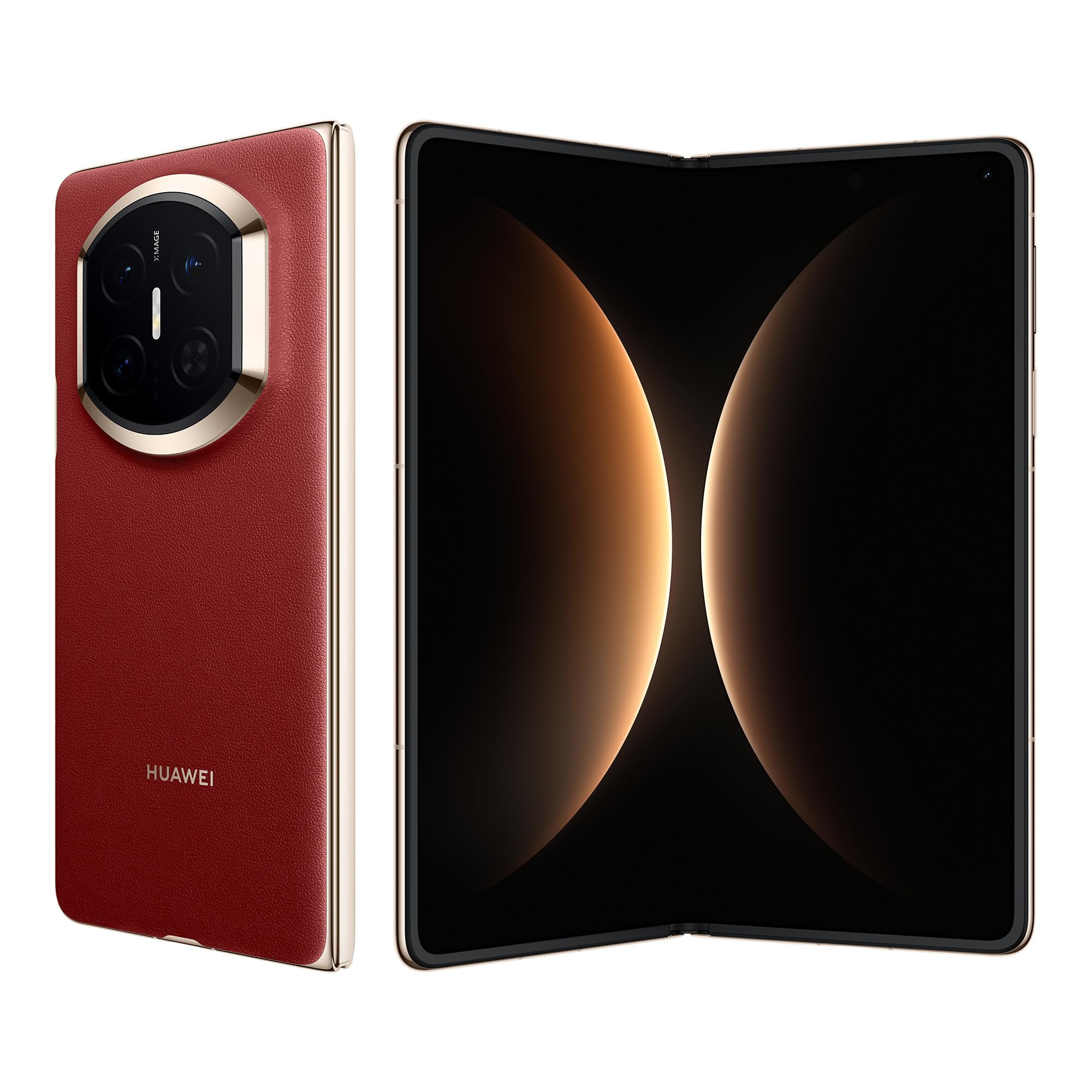 HUAWEI Mate X7 Katlanabilir Akıllı Telefon 16+512GB, 8" 120Hz LTPO Katlanabilir Ekran, True-to-Colour Kamera, Kunlun Glass, 5300 mAh Tüm Günü Kurtaran Pil, Nebula Kırmızı