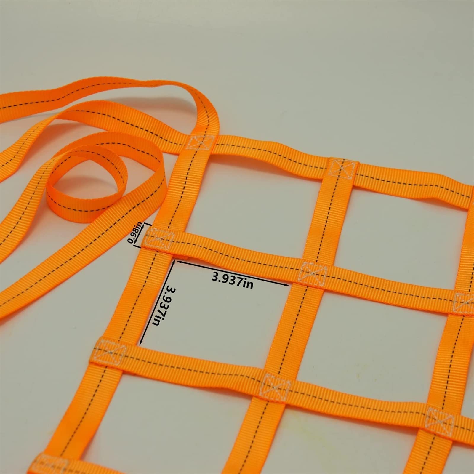 Rete di carico, Rete di Sollevamento per carico - Rete Elastica per carico, Rete di Sollevamento Piatta in Nylon, Carico e Scarico di Oggetti Pesanti, Rete di Sollevamento sospesa per carico