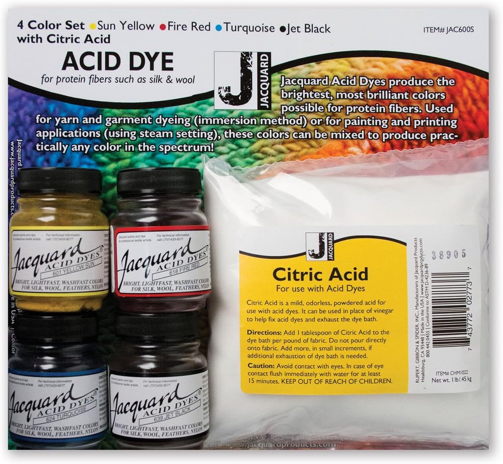 Jacquard Acid Dye Starter Set