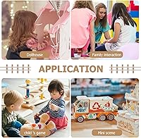 Vista 8 de Mini sombreros de fieltro, 20 sombreros negros en miniatura para decoración de bricolaje, suministros de fiesta, decoración de Navidad