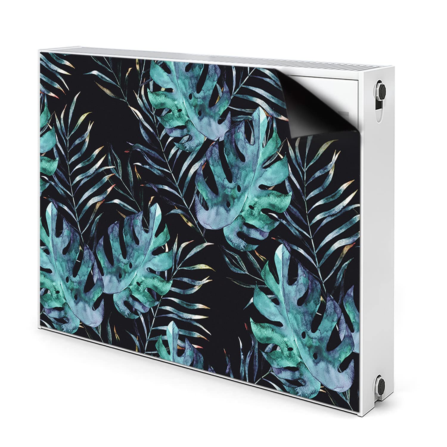 Cache Radiateur Bleu Magnétique 80x60cm Décoration Premium