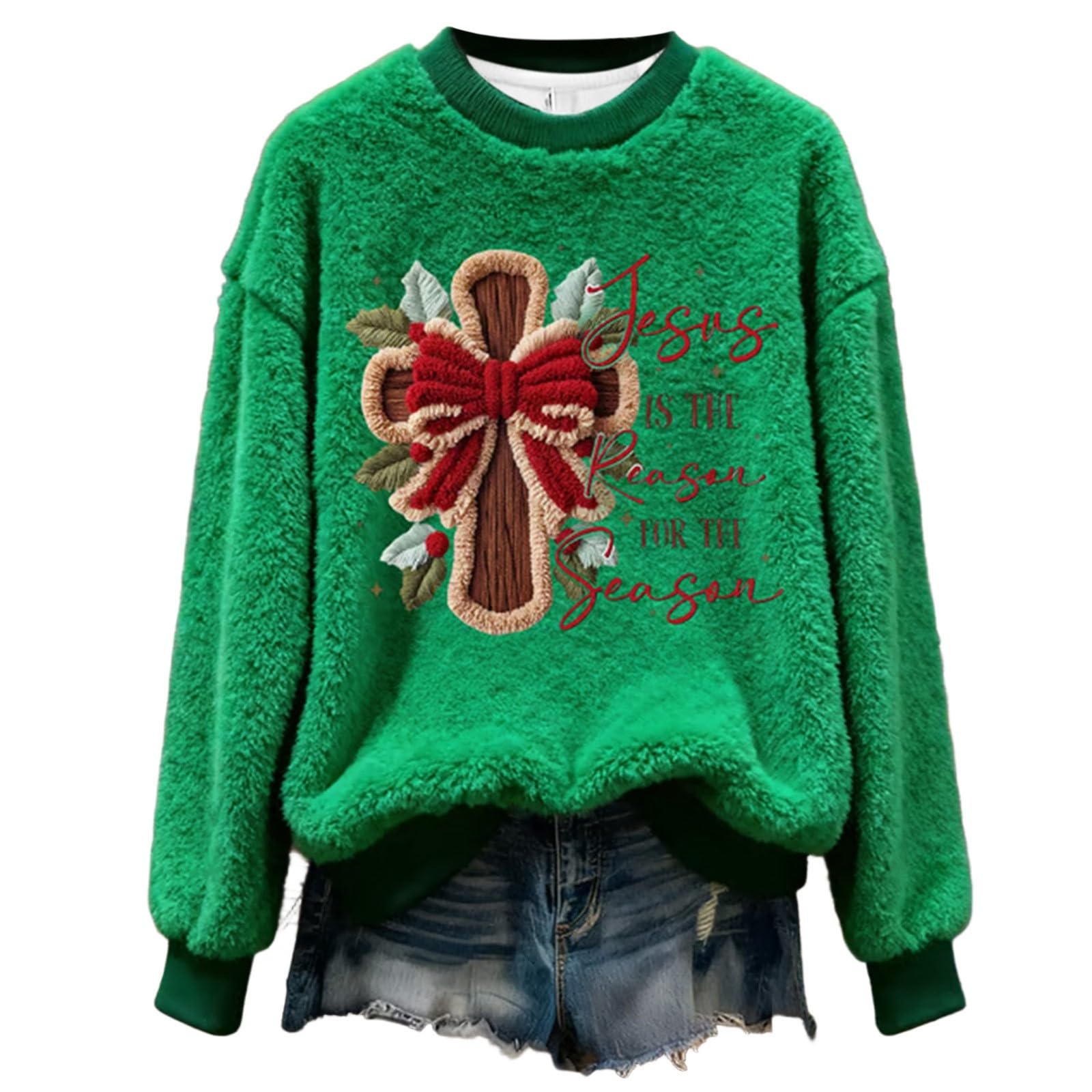 Sudadera de Navidad para mujer, cálida, de forro polar, informal, deportiva, con estampado de muñeco de nieve, ropa de calle para mujer