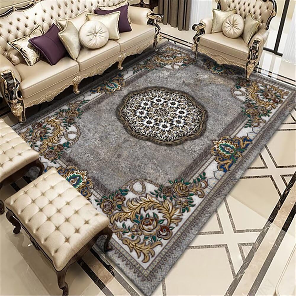 Tapis sol gamer gris 100x200 pour salon et deco Noel