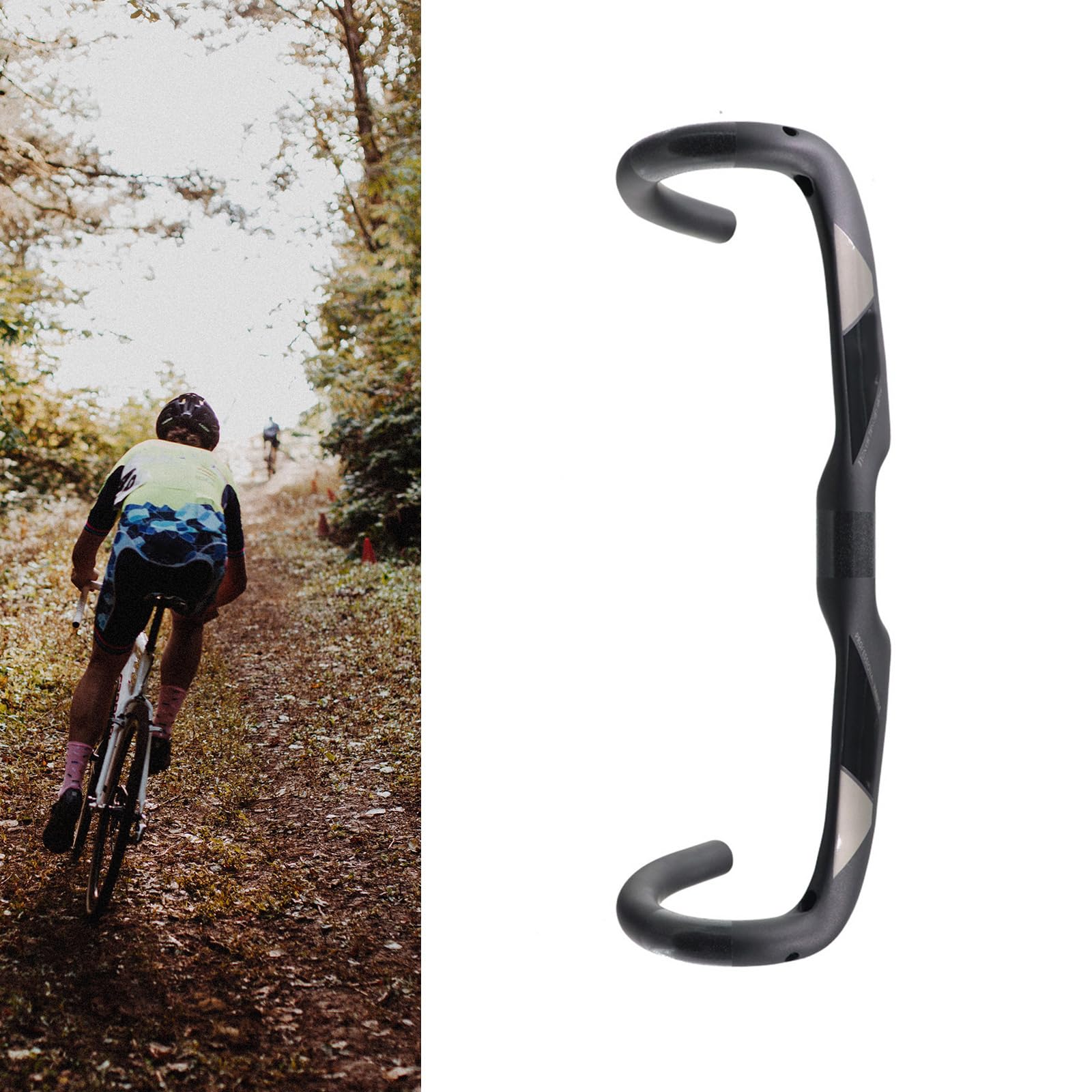 Guidon intégré pour vélo - Guidon intégré - Vélo en fibre de carbone
