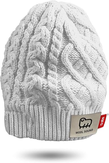 SBS Cappello a cuffia invernale, berretto unisex ideale per musica e  chiamate con auricolari a filo jack e microfono integrati, bianco :  Amazon.it: Abbigliamento