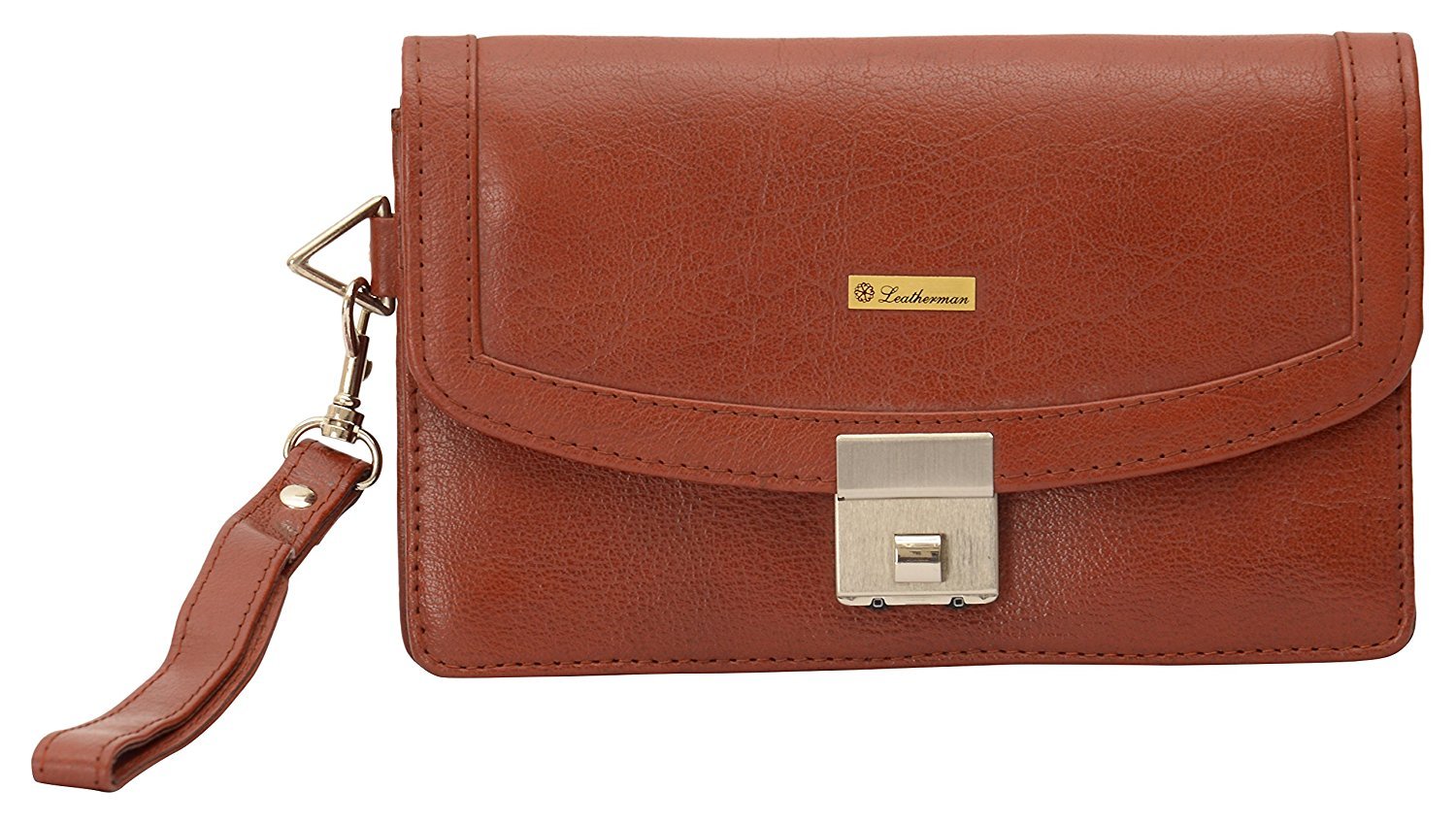 Leather Men's Stylish Tan Pouch for Office use/Travel-image-36