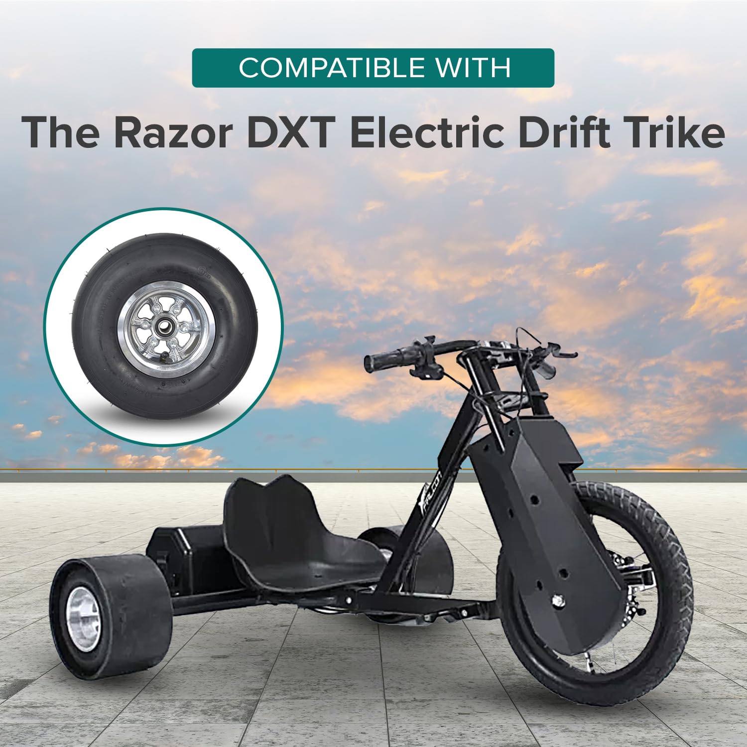 Amazon.com: AlveyTech Rear Drift Wheels for The Razor DXT Electric