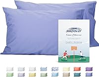 Vista 49 de Sunflower Juego de 2 fundas de almohada tamaño Queen, 100% algodón, 2 fundas de almohada Queen de 20 x 30 pulgadas, color ceniza, suaves