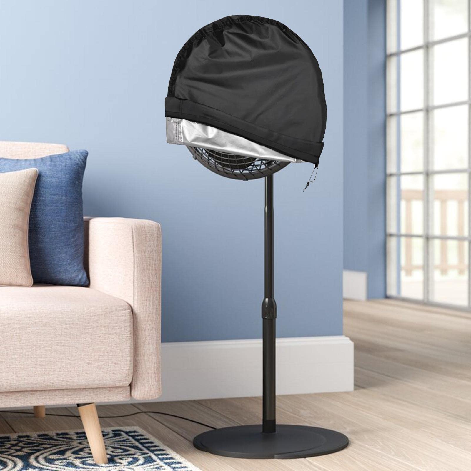 Housse Imperméable Pour Ventilateur Extérieur - Protection Anti-poussière Et Intempéries, Design Nuage, Taille Universelle