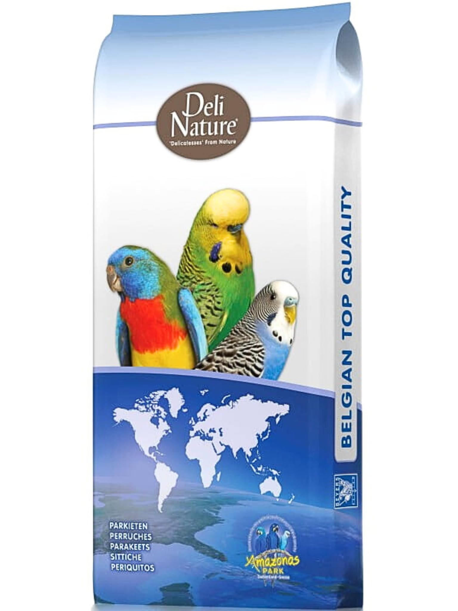 Deli Nature onde Parrocchetto Uccello della Fodera base sacco 20 kg