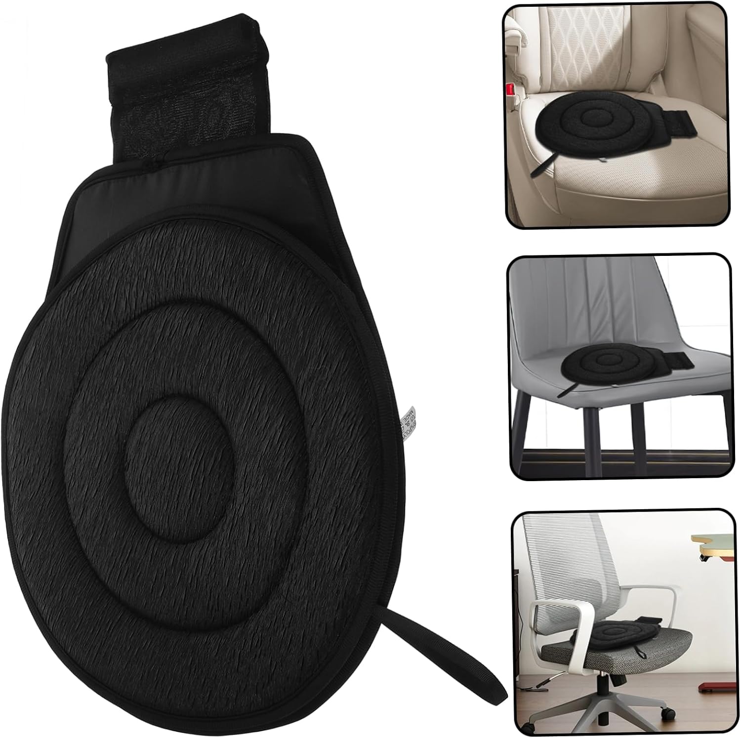 Car Swivel Seat Cushion Rotating Seat Pad for Vehicles Lightweight and Portable Design Comfortable Materials Fit for Cars and Home