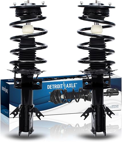 Miniatura 33 de Detroit Axle - Par de puntales traseros para Hyundai Accent 2000-2005, 2 puntales listos con montaje de resorte helicoidal 2001 2002 2003 2004