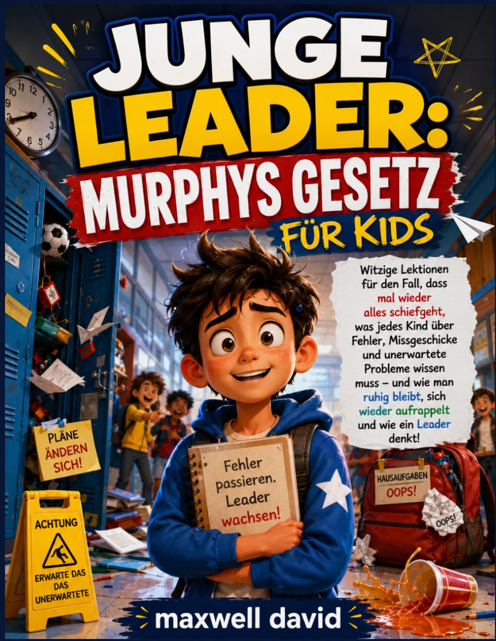 MURPHYS GESETZ FÜR KIDS: Witzige Lektionen für den Fall, dass mal wieder alles schiefgeht, was jedes Kind über Fehler, Missgeschicke und unerwartete ... wieder aufrappelt und wie ein Leader denkt!