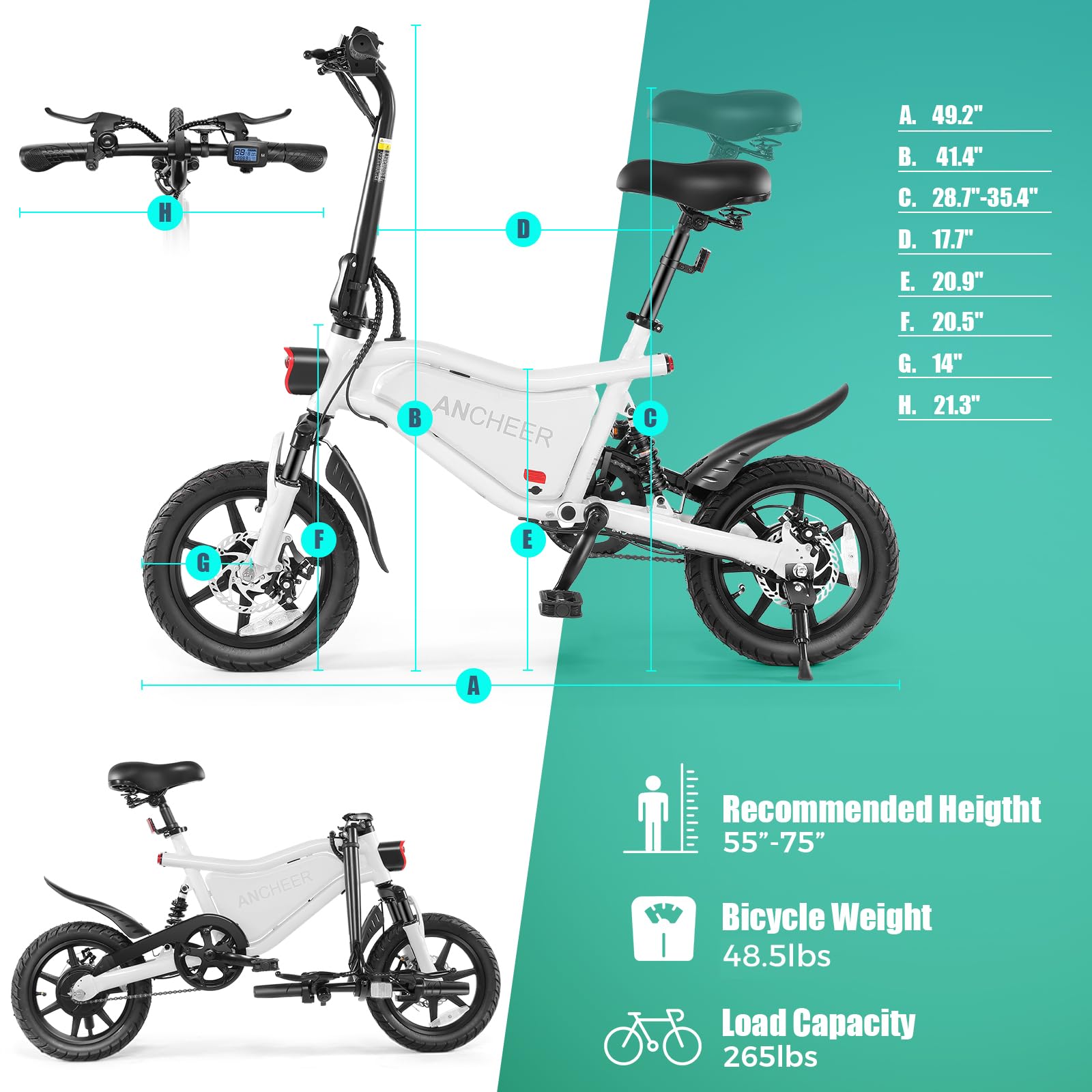 Outlet Ancheer Ancheer Power Plus Electric Mountain Bike Review