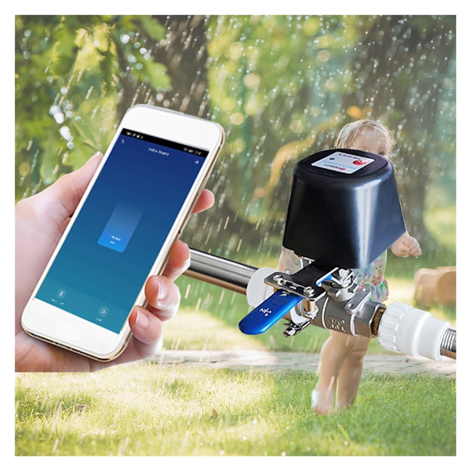 Tuya ZigBee WIFI Control Inalámbrico Inteligente Válvula De Agua De Gas Controlador De Automatización Del Hogar