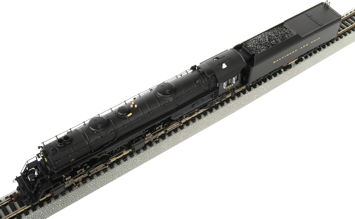 Bachmann Trains - EM-1 2-8-8-4 DCC Sound Value Equipped Steam Locomotive - B&O #7628 - Later Small Dome - N Scale (80854)