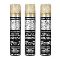Vista 9 de Jerome Russell Brillo para el cabello y cuerpo en aerosol, plateado, 2.2 oz, paquete de de 1, Plateado