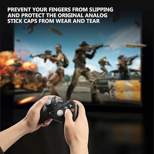 Miniatura 7 de 6 tapas de silicona para el pulgar para PS5, de silicona antideslizante, para PS2, PS3, PS4, PS5, Xbox One, Xbox Series XS, Xbox 360, Switch Pro,