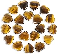 Vista 8 de 20 paquetes de piedras de amatista natural pulidas pulidas y cristales de corazón, cristales y piedras curativas de cuarzo a granel para Wicca