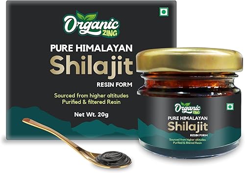 Resina Shilajit - Mejora la salud, aumenta la resistencia, 0.70 oz (20 gm) - Paquete individual