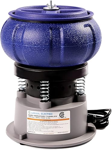 Leegol Electric Vaso vibratorio de 5LB Pulido pequeñas piezas de metal