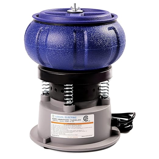 Leegol Electric 5LB Vibratory Tumbler Polishing Small Metal Parts
