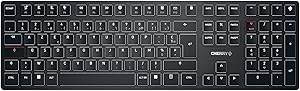 CHERRY KW X ULP, High-end Ultra-Flat Mechanical Keyboard, French Layout (AZERTY) Compact Multi-Device Keyboard Up to 4 Dif…