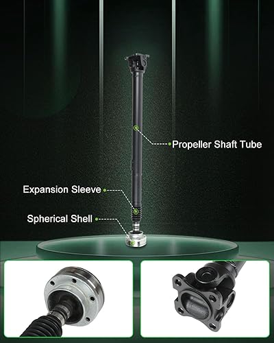 Vista 217 de SCITOO Longitud del eje de hélice del eje de transmisión delantero 36.2 pulgadas compatible con 2001-2004 para Jeep Grand para Cherokee 4.0L