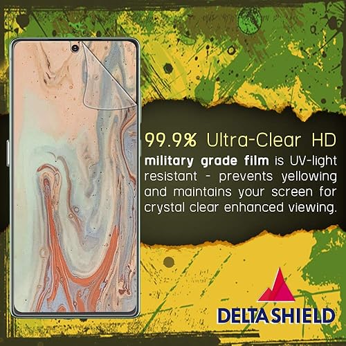 Miniatura 2 de DeltaShield Protector de pantalla para Samsung Galaxy Note 20 (6.7 pulgadas) (2 unidades) (cobertura máxima) BodyArmor película de TPU transparente
