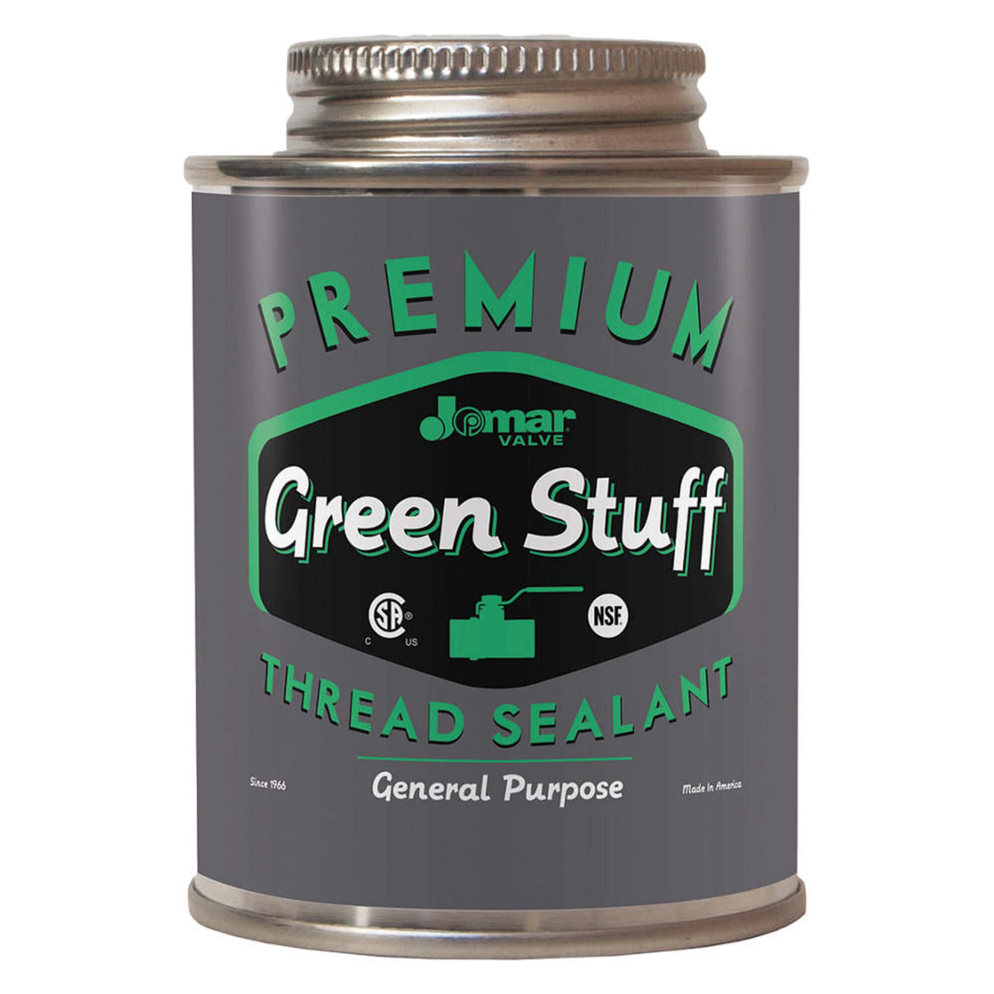 THE GREEN STUFF General Purpose Thread Sealant, 16oz., Can