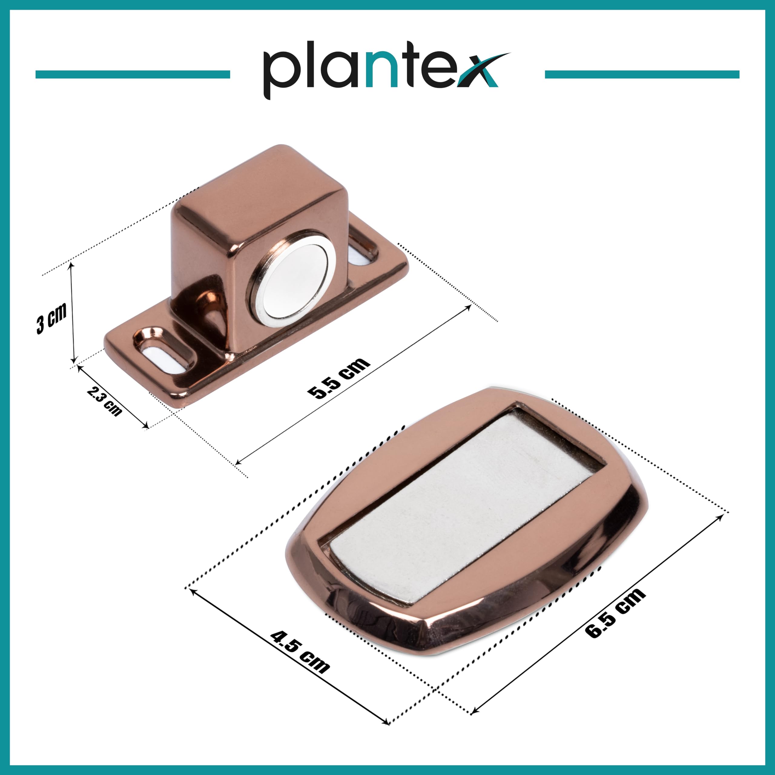 Plantex Door Stopper Magnetic/Door Holder Stopper/Floor Door Stoppers/Stops for Home/Hotel/Office (184 – Rose Gold) — Amazon image 3