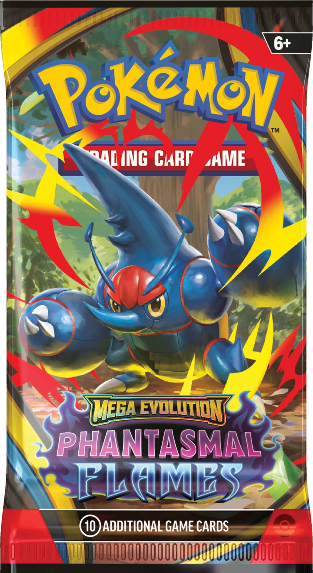 Amazon.com: Pokemon TCG: Mega Evolutions Phantasmal Flames Booster