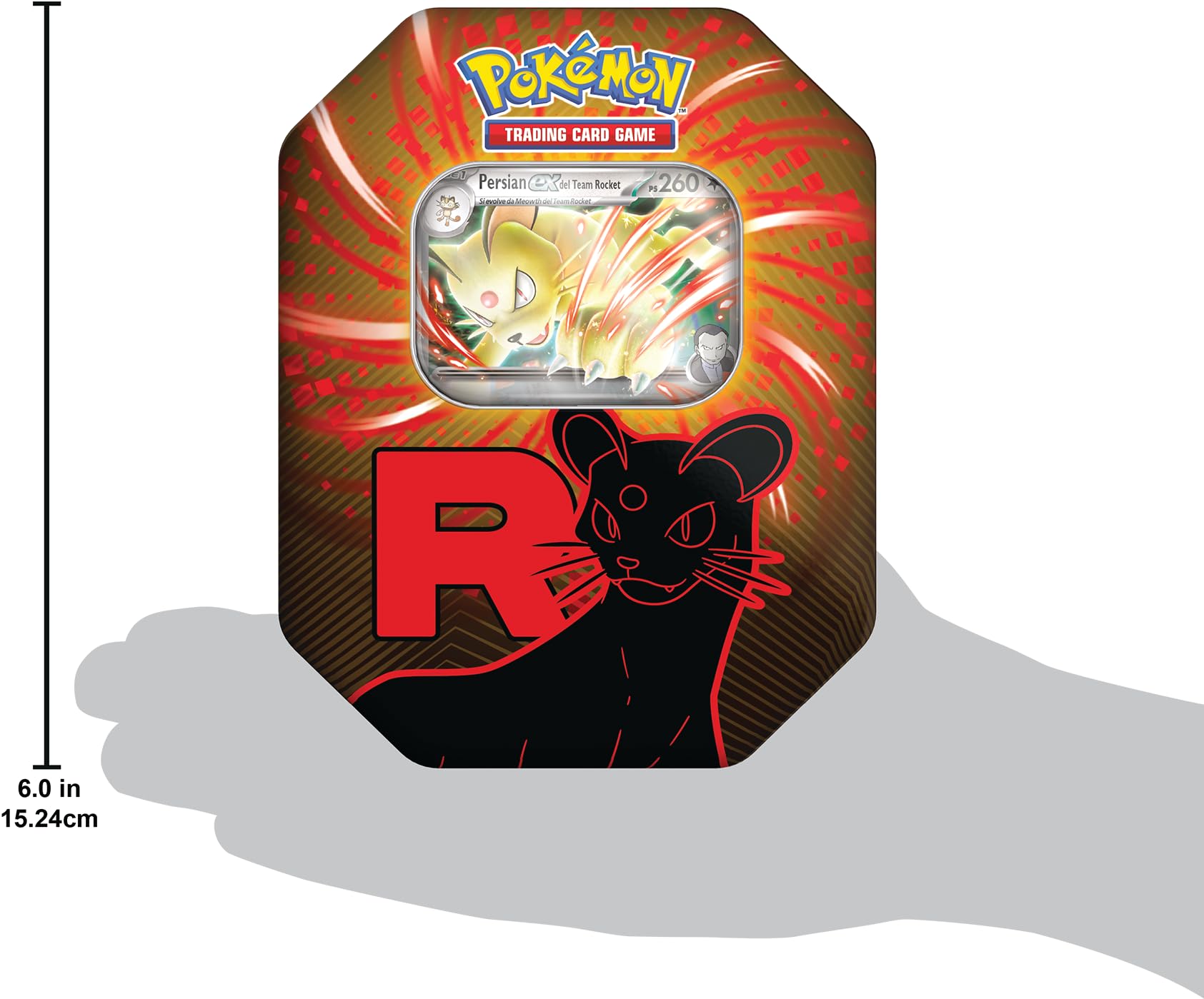 Pokémon: scatola da collezione Team Rocket - Persian-ex del GCC Pokémon (una carta promozionale olografica e quattro buste di espansione)