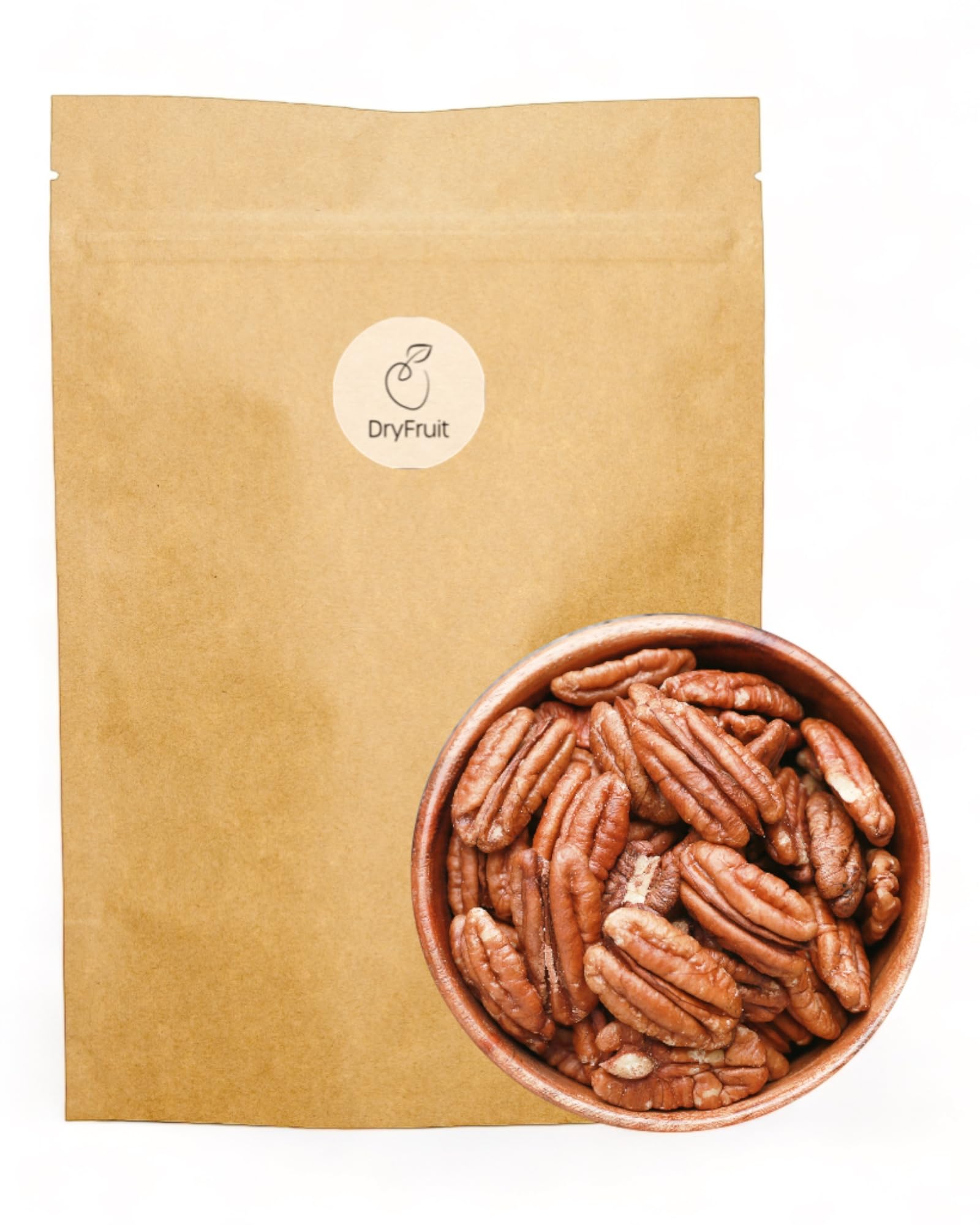 Pekannüsse geschält 1Kg | Pekannusskerne | roh, unbehandelt und naturbelassen | ungesalzen sowie ungeröstet | ganze Hälften - ohne Schale | aromatisch