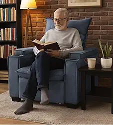 Poltrona Papai Reclinável Pulse Porta Copos Carregador usb Grafite